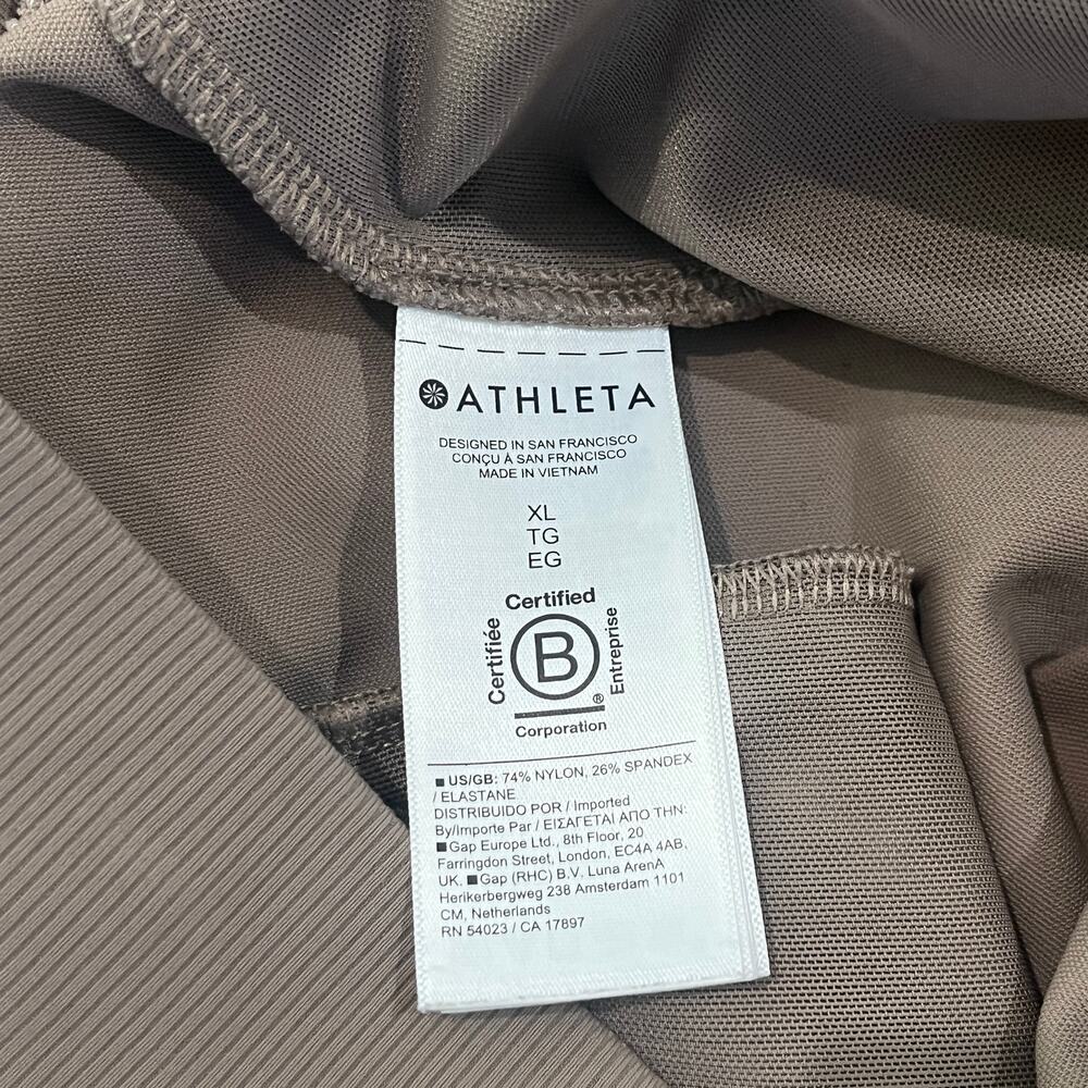 Athleta Venice High Rise Wide Leg Pant-XL  - Brownstone Beige - Picture 9 of 10